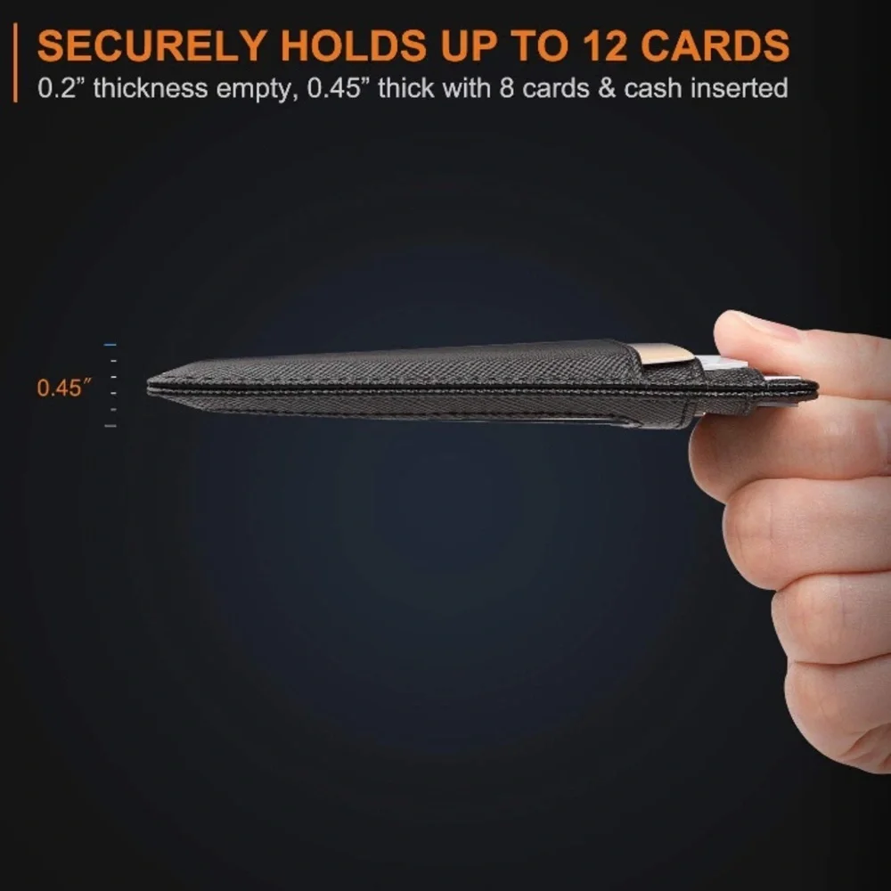 - HP Minimalist Black Slim RFID BLOCKING WALLET NEW